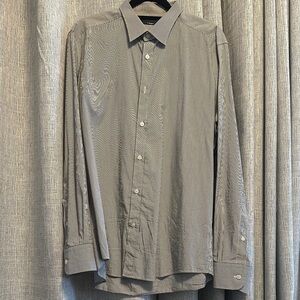 Z Zegna Charcoal Dress Shirt